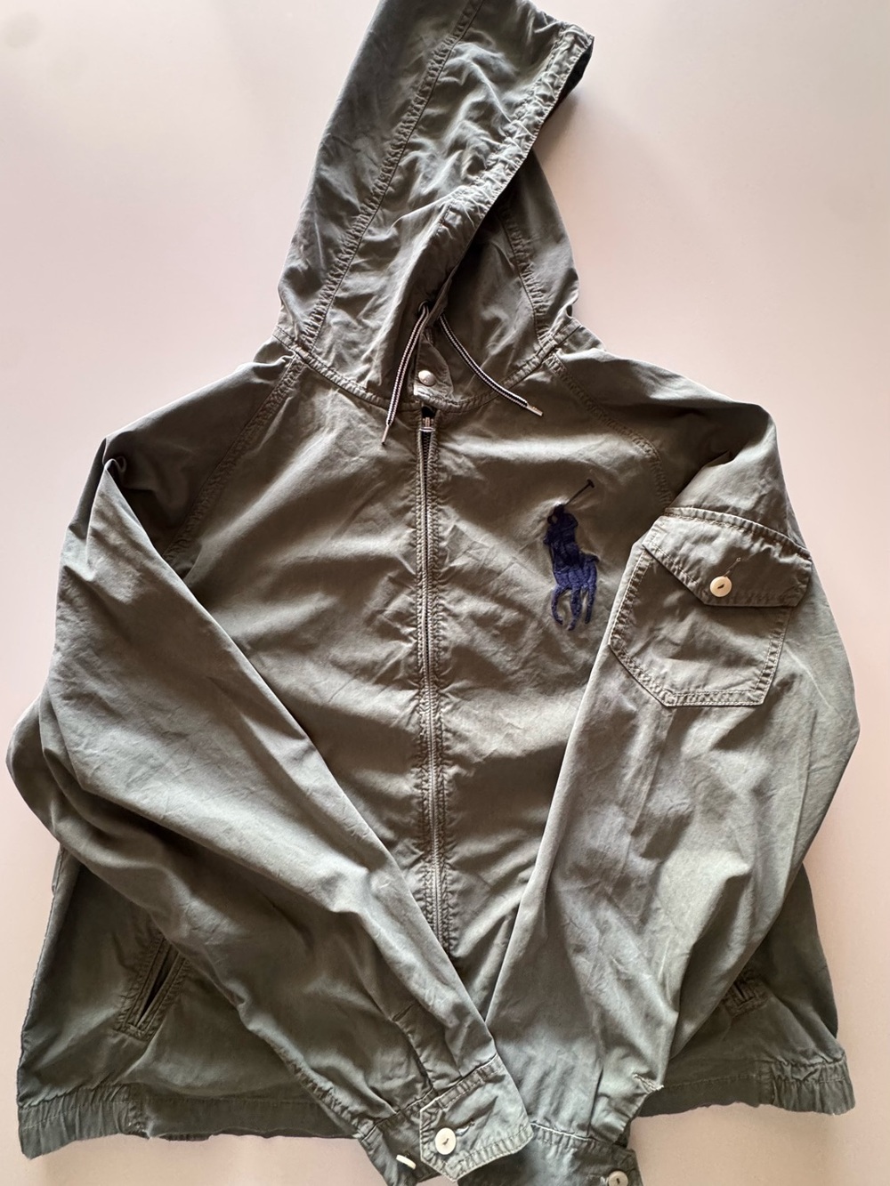 Polo Ralph Lauren Hooded Jacket Big Pony Olive Green